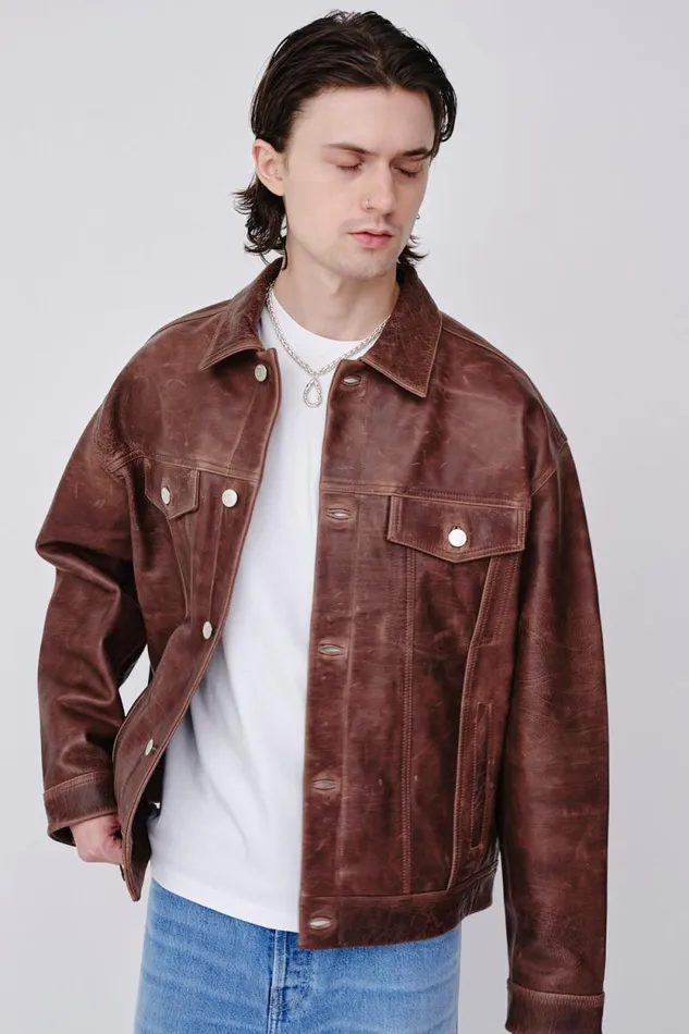 Ezra 8211 Friar Brown Men Won Hundred Coats and Jackets