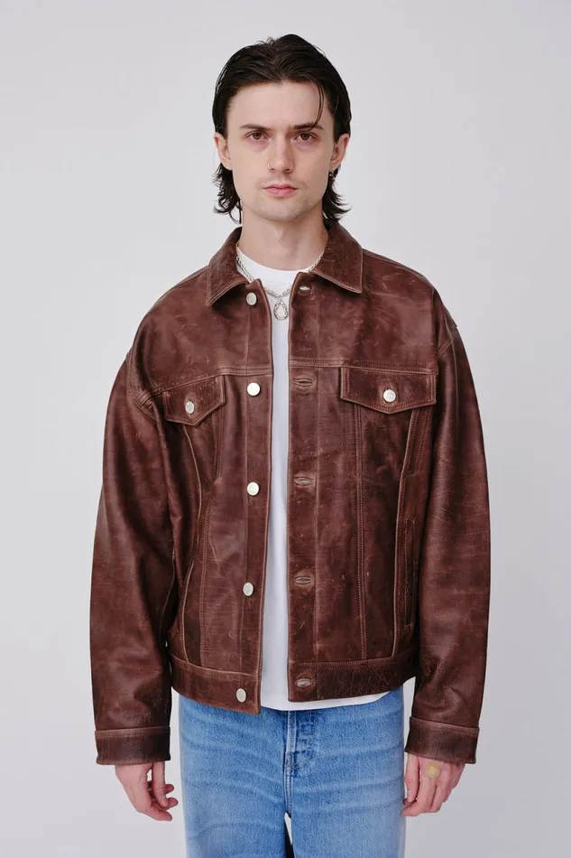 Ezra 8211 Friar Brown Men Won Hundred Coats and Jackets