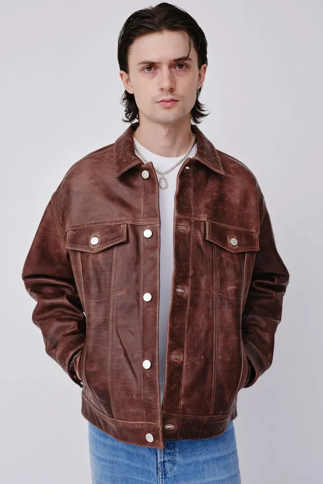 Ezra 8211 Friar Brown Men Won Hundred Coats and Jackets