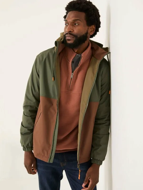 Fat Face Coats and Jackets Men Aberford Khaki Green Jacket