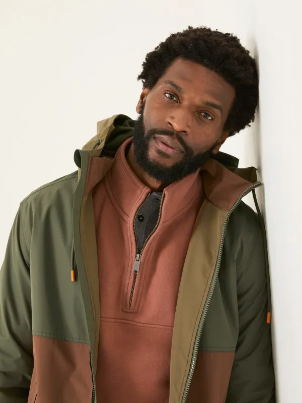 Fat Face Coats and Jackets Men Aberford Khaki Green Jacket