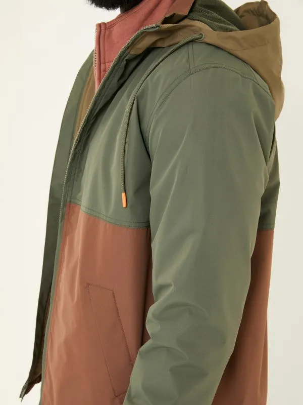 Fat Face Coats and Jackets Men Aberford Khaki Green Jacket