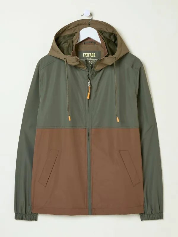 Fat Face Coats and Jackets Men Aberford Khaki Green Jacket