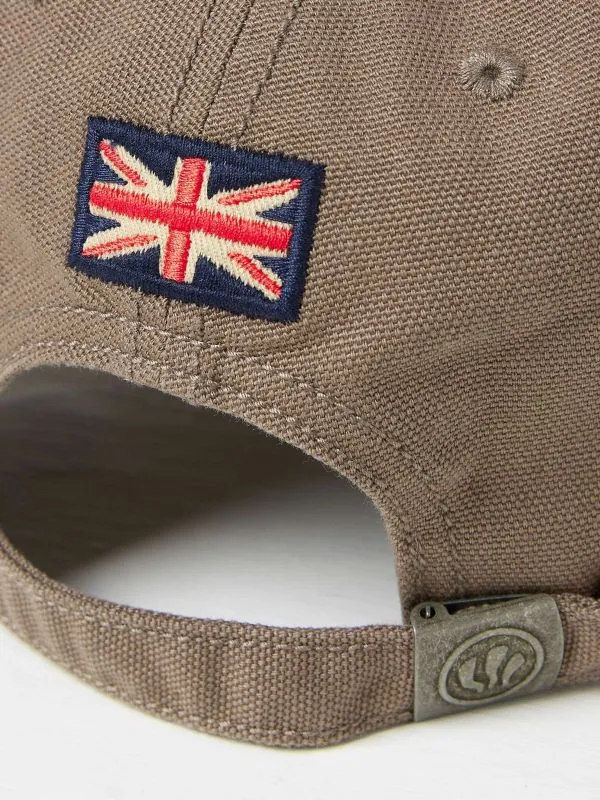 Fat Face Hats Men Brown 100 Cotton Canvas Baseball Cap