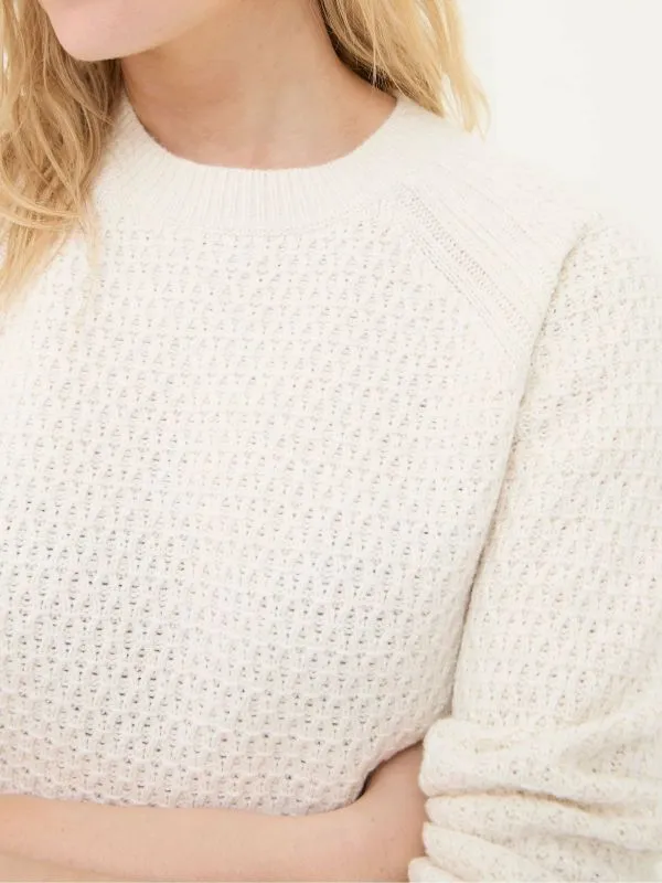 Fat Face Knitwear Women Ella Ivory Textured Jumper