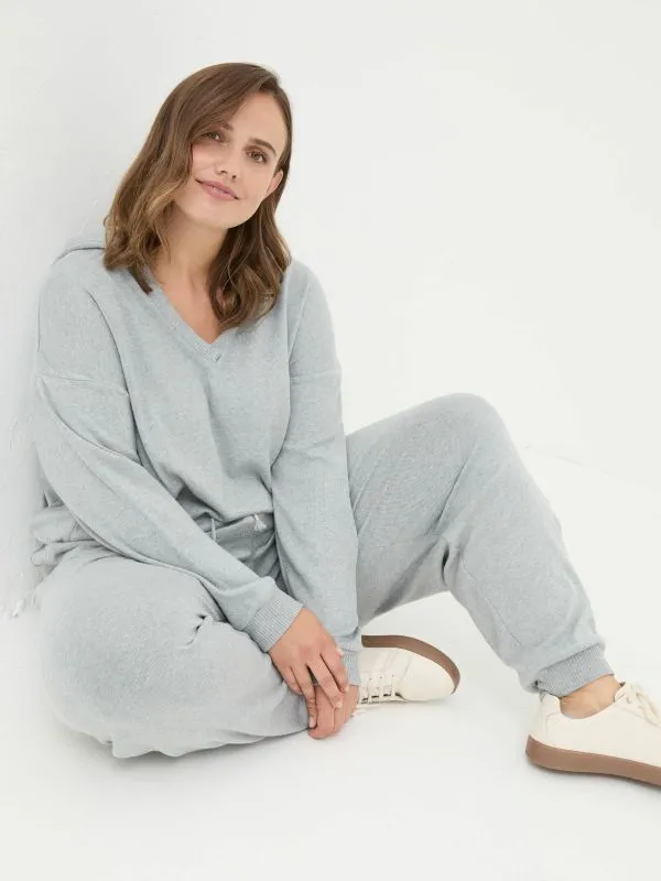 Fat Face Loungewear Women Hannah Grey Lounge Joggers