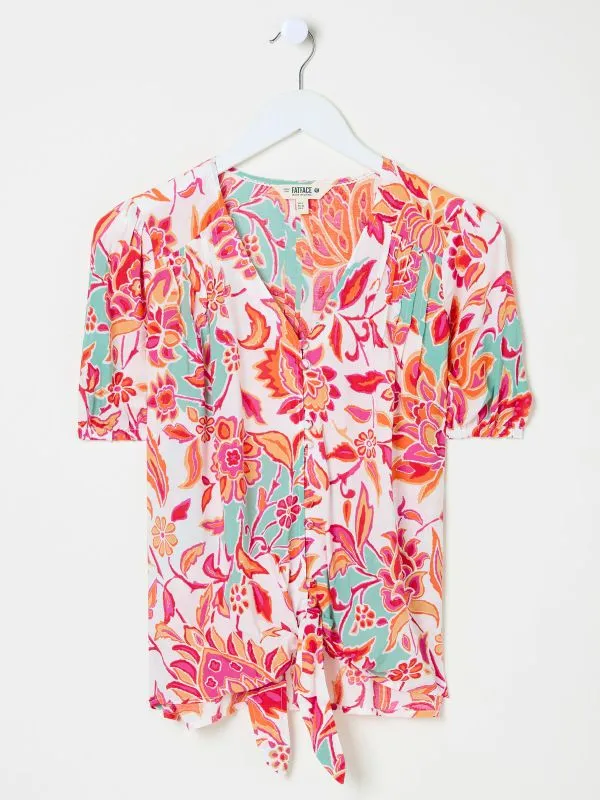 Fat Face Shirts and Blouses Women Ivory Savannah Blouse