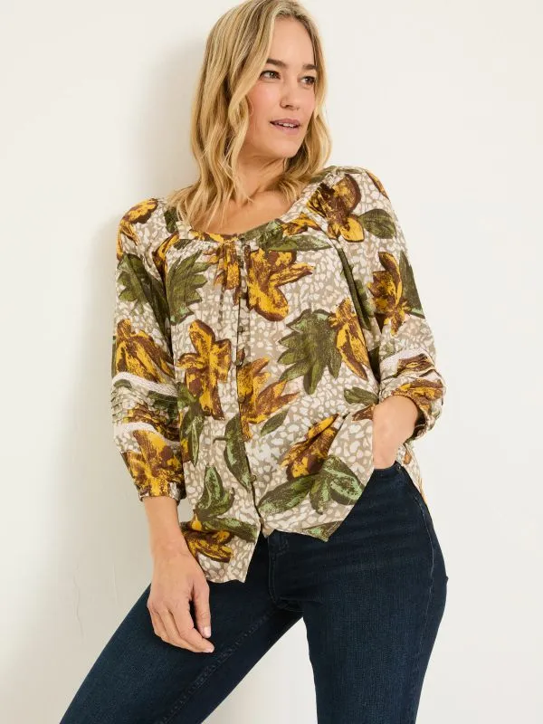 Fat Face Shirts and Blouses Women Natural Caitlin Tunic