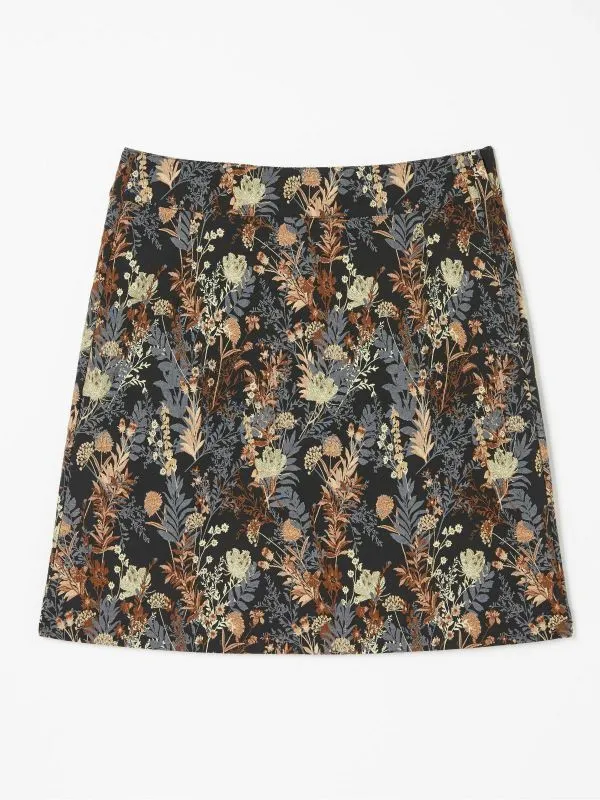 Fat Face Skirts Women Black Cally Jacquard Skirt