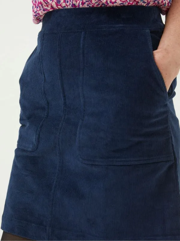 Fat Face Skirts Women Blue Eliza Cord Skirt