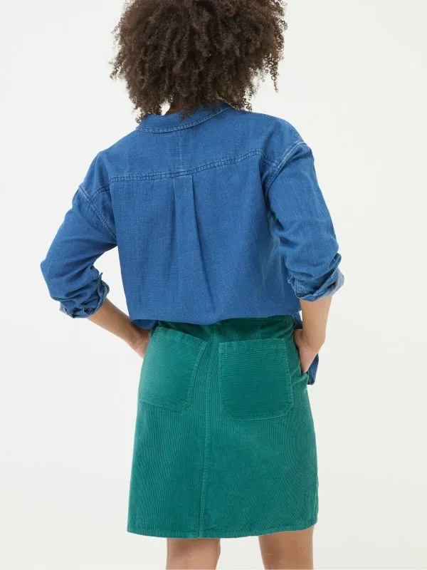 Fat Face Skirts Women Chesil Green Cord Skirt