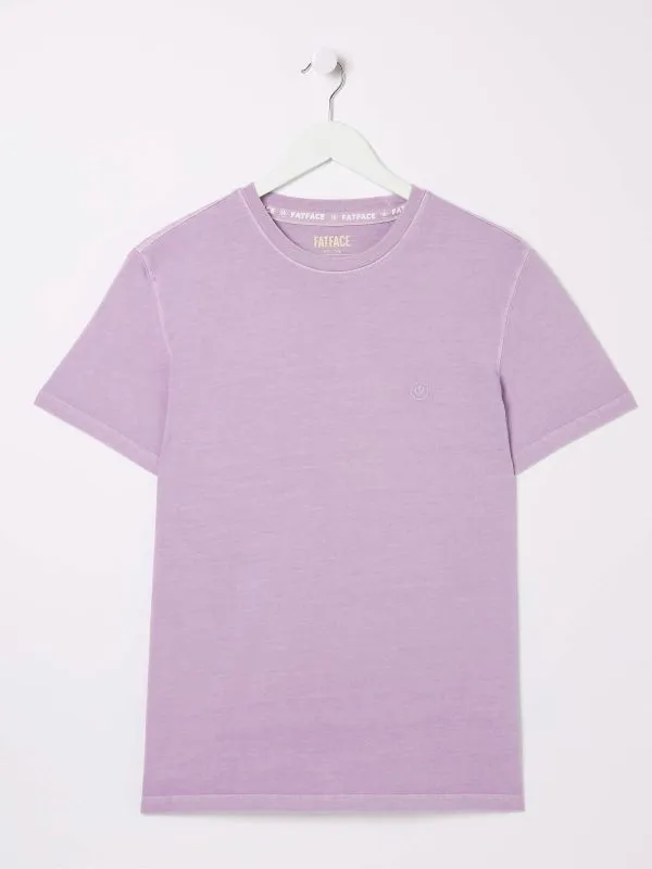 Fat Face Tall Collection Men Lulworth Purple Crew TShirt