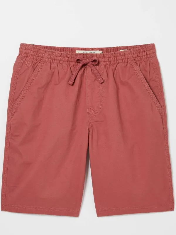 Fat Face Tall Collection Men Seaton Red Pull On Shorts