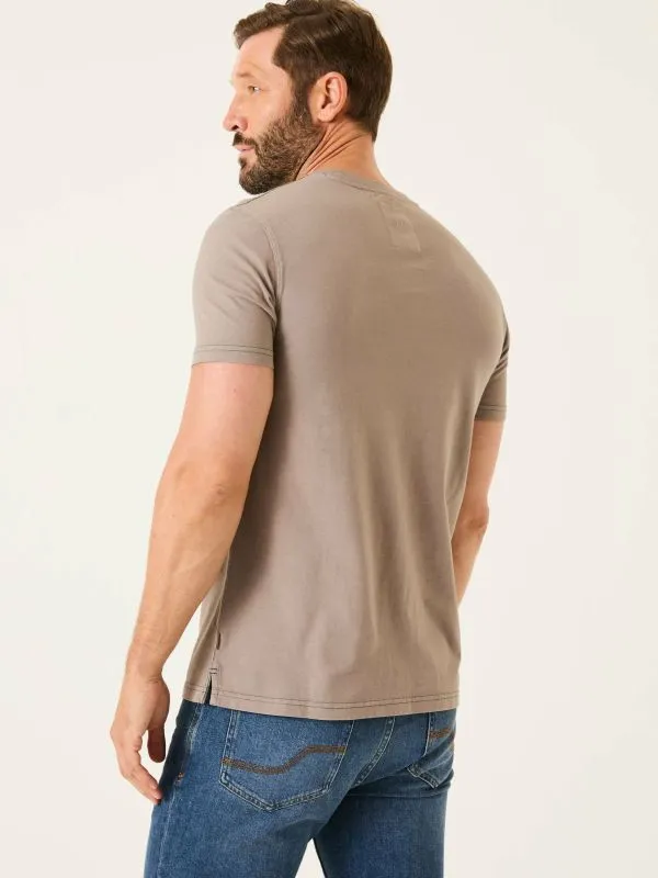 Fat Face Tops and TShirts Men Grey Climbing Front Graphic TShirt