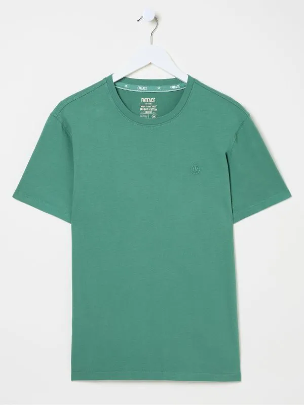 Fat Face Tops and TShirts Men Lulworth Light Green TShirt