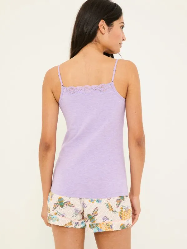 Fat Face Tops and TShirts Women Lilac Purple VNeck Vest