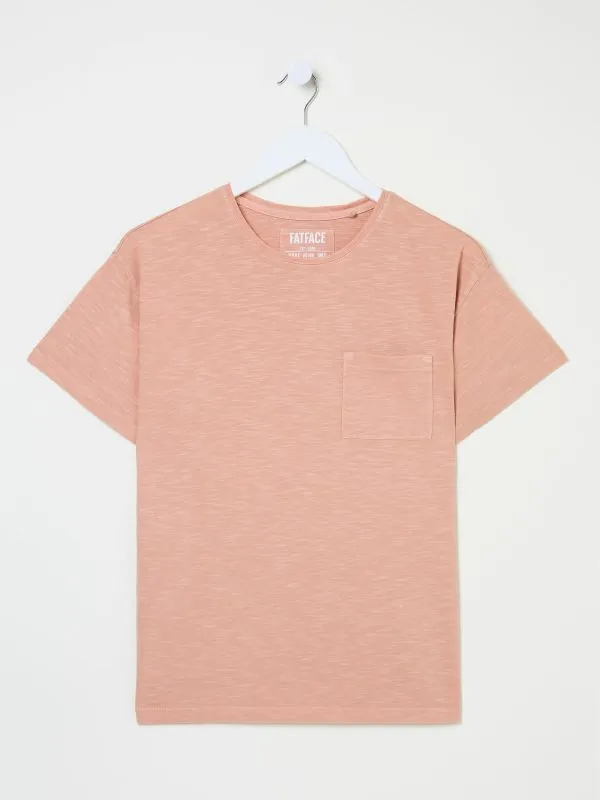 Fat Face Tops and TShirts Women Lily Nude Pink 100 Cotton TShirt