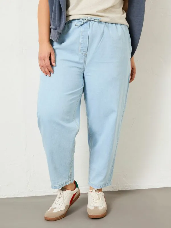 Fat Face Trousers and Leggings Women Chambray Blue Drew Trousers