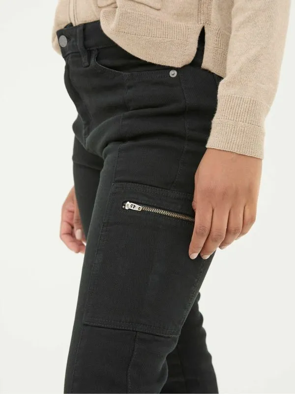 Fat Face Trousers and Leggings Women Malvern Black Cargo Trousers