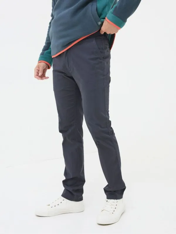 Fat Face Trousers Men Heyshott Navy Slim Chinos