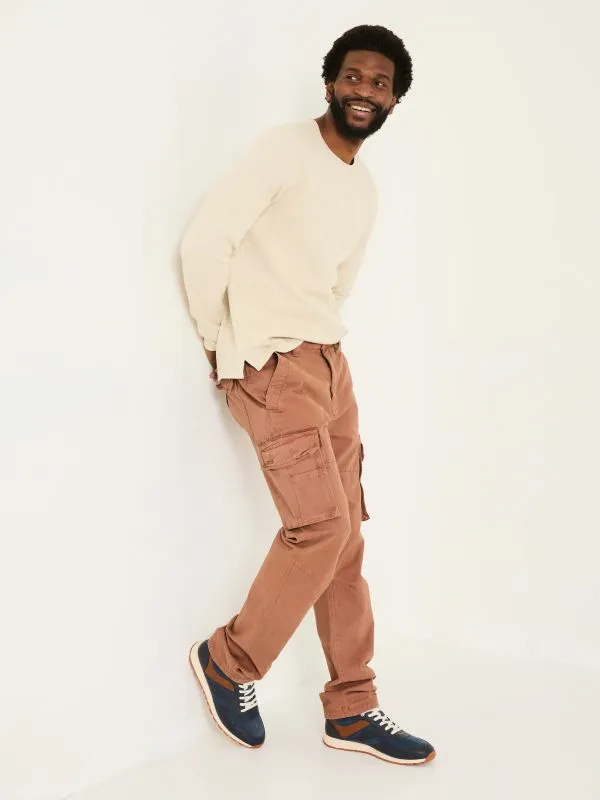 Fat Face Trousers Men Rust Brown Breakyard Cargo Trousers