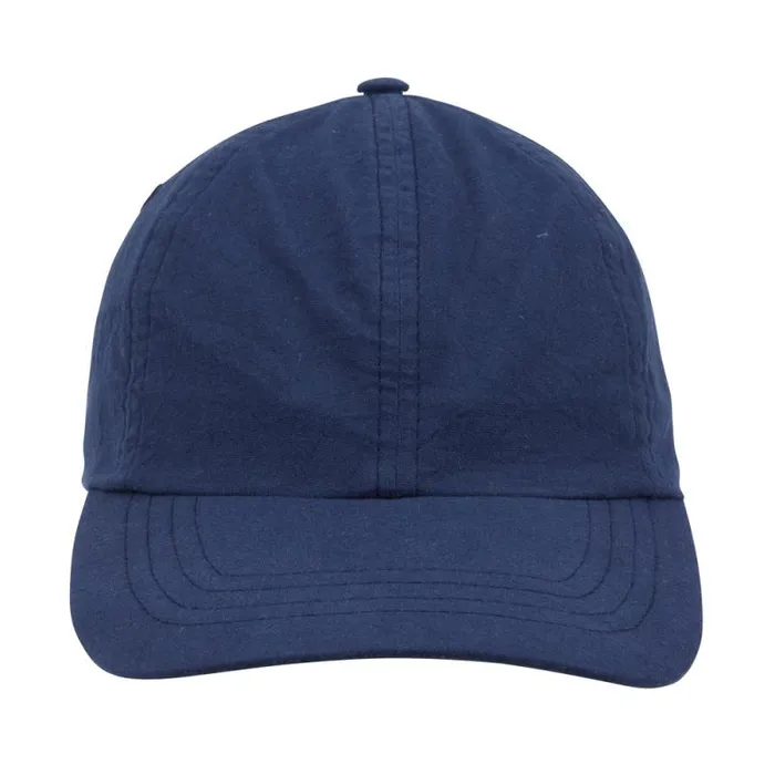 Folk Clothing Hats Gloves And Scarves 6 Panel Cap 8211 Ash Navy Crinkle 8211 Mens