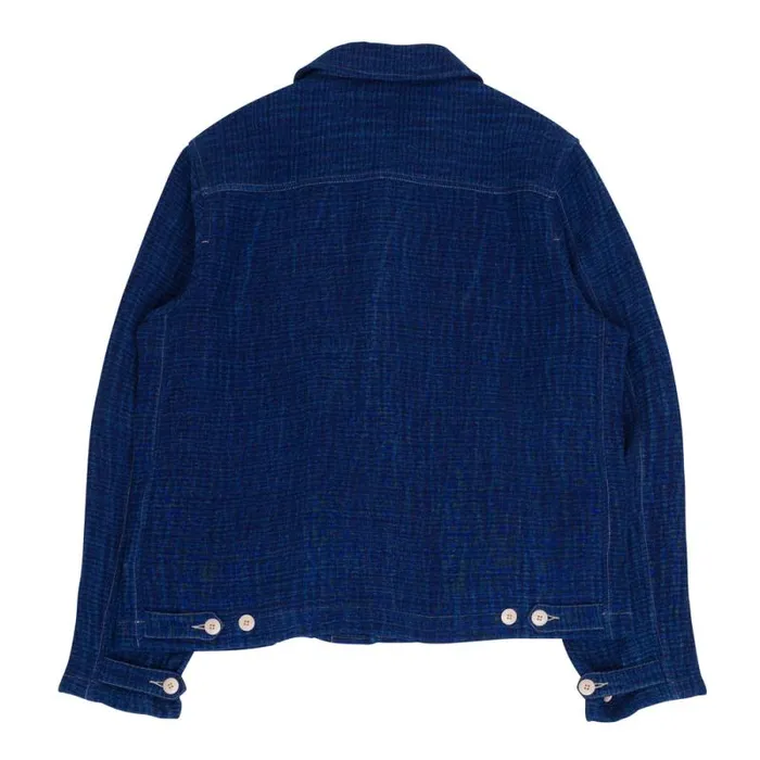 Folk Clothing Outerwear Prism Jacket 8211 Indigo Waffle 8211 Mens