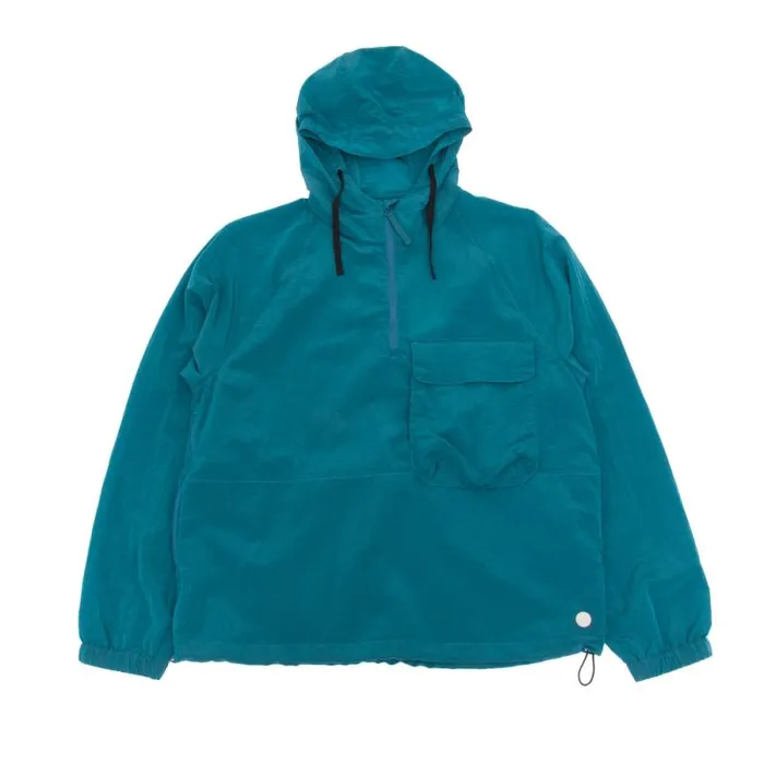 Folk Clothing Outerwear Prism Overhead 8211 Ocean Blue Mini Ripstop 8211 Mens