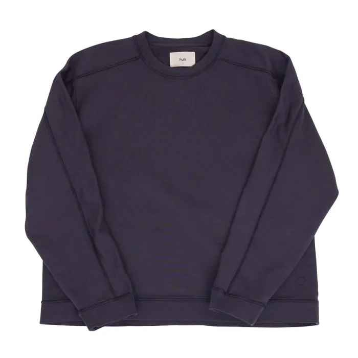 Folk Clothing Sweatshirts Prism Sweat 8211 Soft Black 8211 Mens