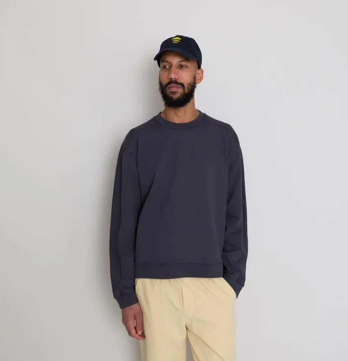 Folk Clothing Sweatshirts Prism Sweat 8211 Soft Black 8211 Mens