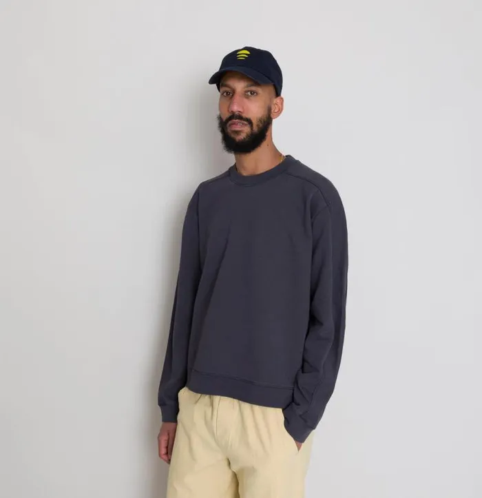 Folk Clothing Sweatshirts Prism Sweat 8211 Soft Black 8211 Mens