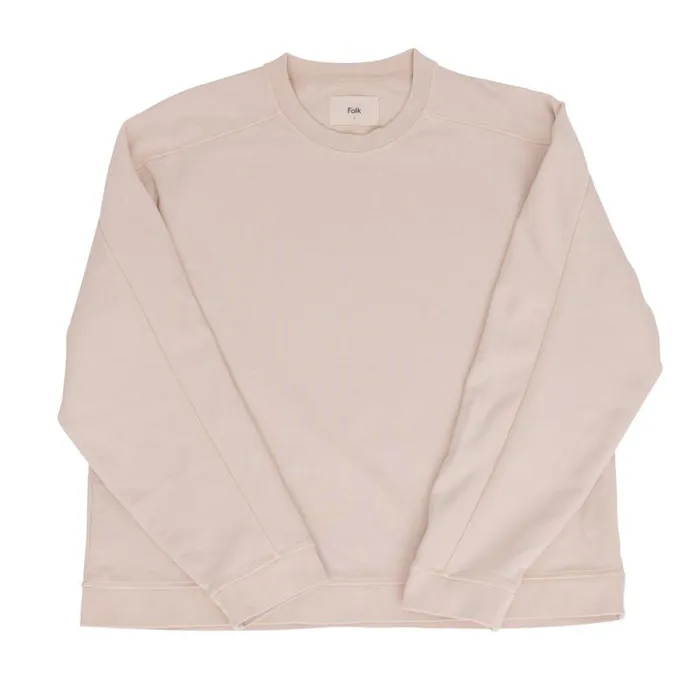Folk Clothing Sweatshirts Prism Sweat 8211 Soft Pink 8211 Mens