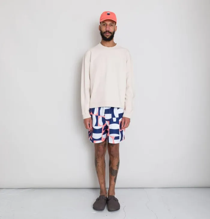 Folk Clothing Sweatshirts Prism Sweat 8211 Soft Pink 8211 Mens