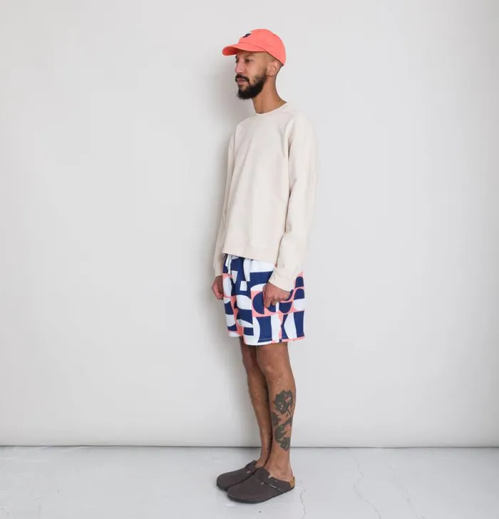 Folk Clothing Sweatshirts Prism Sweat 8211 Soft Pink 8211 Mens