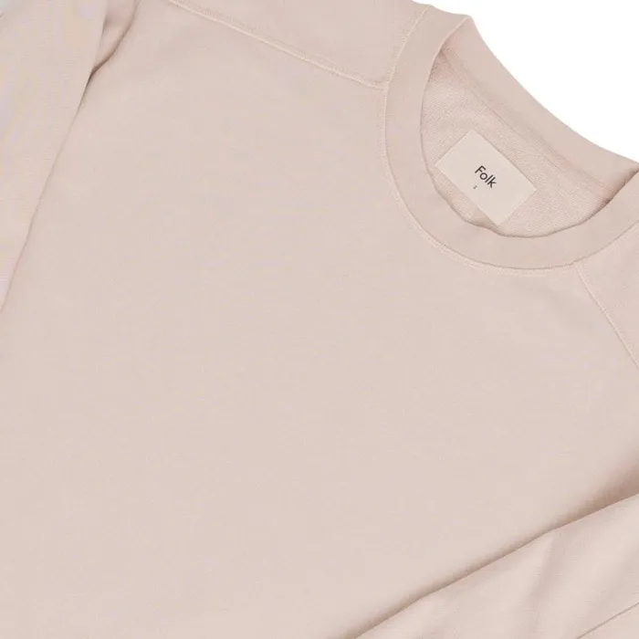 Folk Clothing Sweatshirts Prism Sweat 8211 Soft Pink 8211 Mens