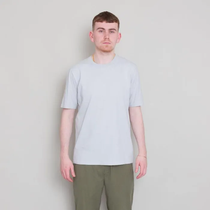 Folk Clothing TShirts Contrast Sleeve Tee 8211 Mist 8211 Mens