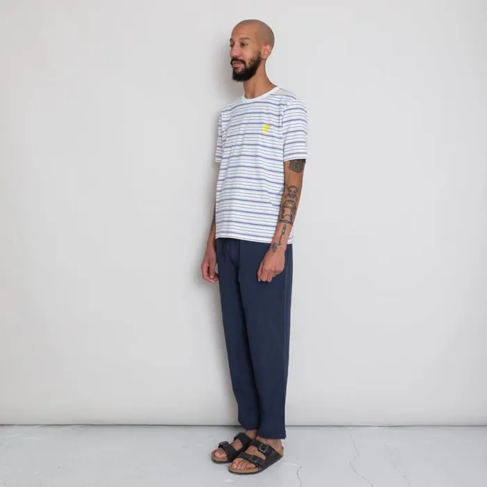 Folk Clothing TShirts Multistripe Tee 8211 Off White Sun DP 8211 Mens