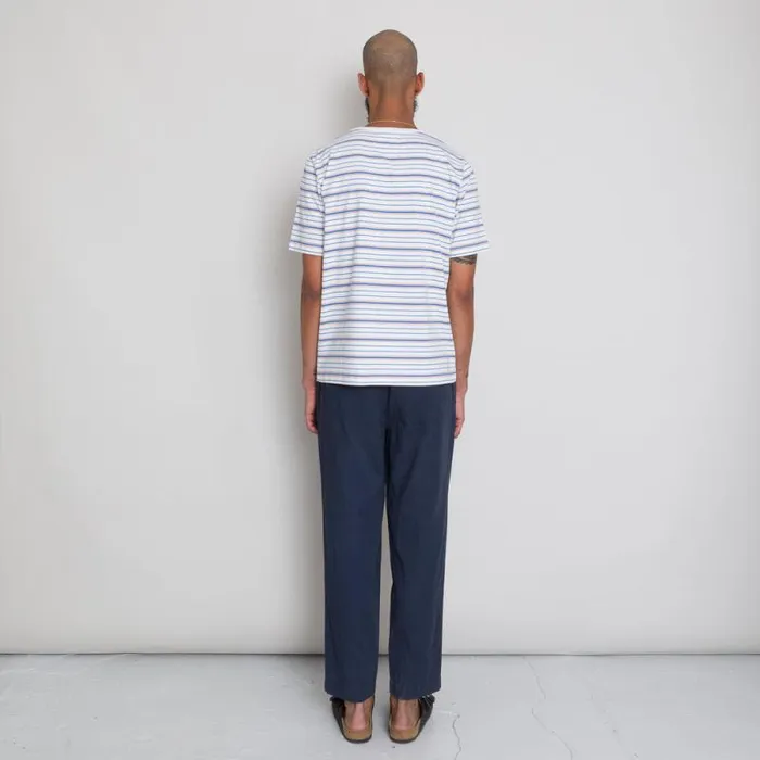 Folk Clothing TShirts Multistripe Tee 8211 Off White Sun DP 8211 Mens
