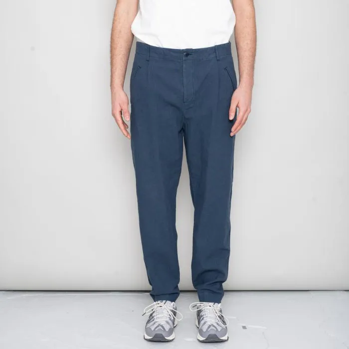 Folk Clothing Trousers Assembly Pant 8211 Ash Navy 8211 Mens