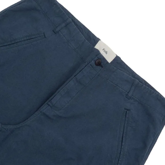 Folk Clothing Trousers Assembly Pant 8211 Ash Navy 8211 Mens