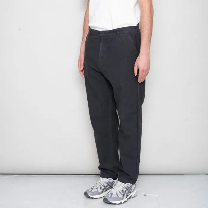 Folk Clothing Trousers Cotton Linen Trouser Fixed 8211 Soft Black 8211 Mens