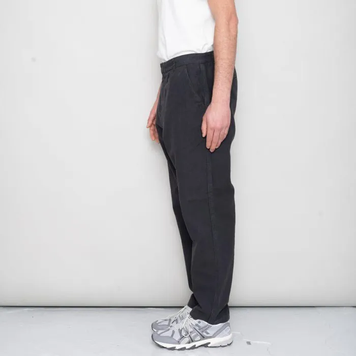 Folk Clothing Trousers Cotton Linen Trouser Fixed 8211 Soft Black 8211 Mens