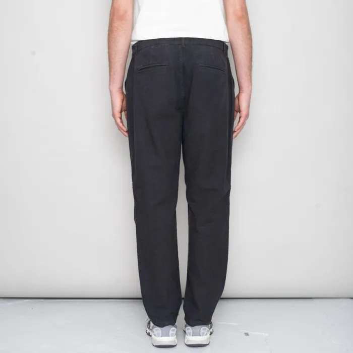 Folk Clothing Trousers Cotton Linen Trouser Fixed 8211 Soft Black 8211 Mens