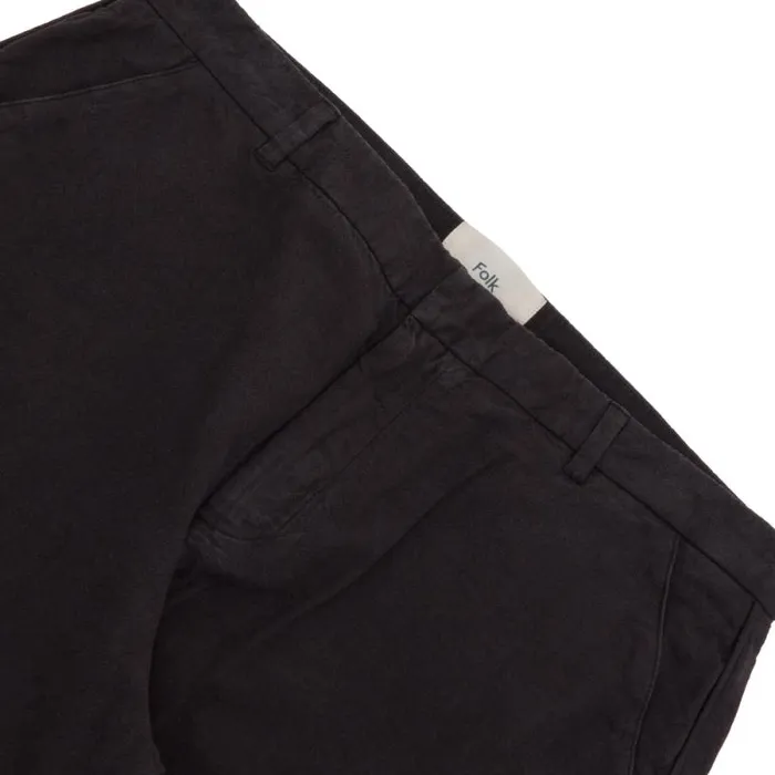 Folk Clothing Trousers Cotton Linen Trouser Fixed 8211 Soft Black 8211 Mens