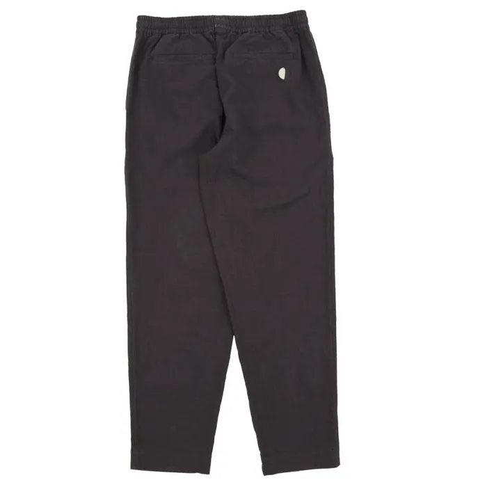 Folk Clothing Trousers Drawcord Assembly Pant 8211 Soft Black Linen 8211 Mens