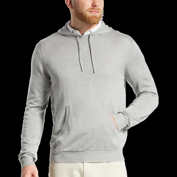 FootJoy Base MidLayers Men Sweater Hoodie Heather Grey