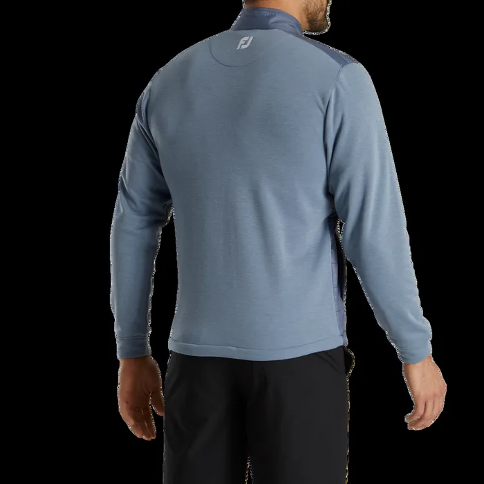 FootJoy Outer Layers Men FullZip Hybrid JacketPrevious Season Style Slate Heather Slate FootJoy Outer Layers Men FullZip Hybrid JacketPrevious Season Style Slate Heather Slate