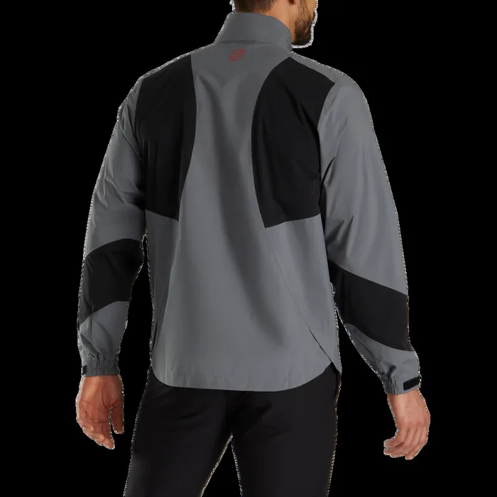 FootJoy Outer Layers Men HydroLite X Rain Jacket 8211 FJ Tour Collar Charcoal Black FootJoy Outer Layers Men HydroLite X Rain Jacket 8211 FJ Tour Collar Charcoal Black