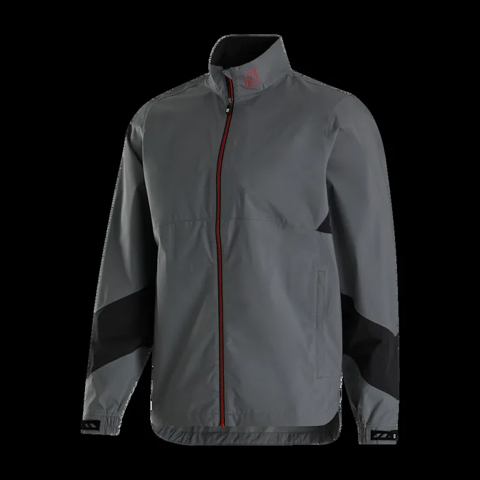 FootJoy Outer Layers Men HydroLite X Rain Jacket 8211 FJ Tour Collar Charcoal Black FootJoy Outer Layers Men HydroLite X Rain Jacket 8211 FJ Tour Collar Charcoal Black