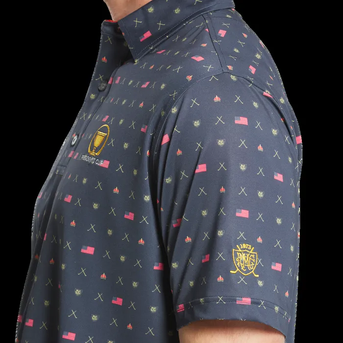 FootJoy Shirts Men 2024 Presidents Cup Team USA Lisle Navy